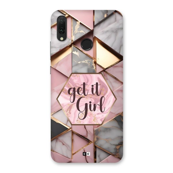 Diamond Girl Back Case for Huawei Y9 (2019)