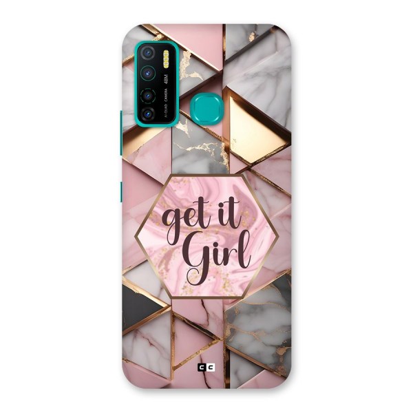 Diamond Girl Back Case for Infinix Hot 9 Pro