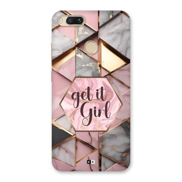 Diamond Girl Back Case for Mi A1