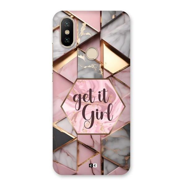 Diamond Girl Back Case for Mi A2