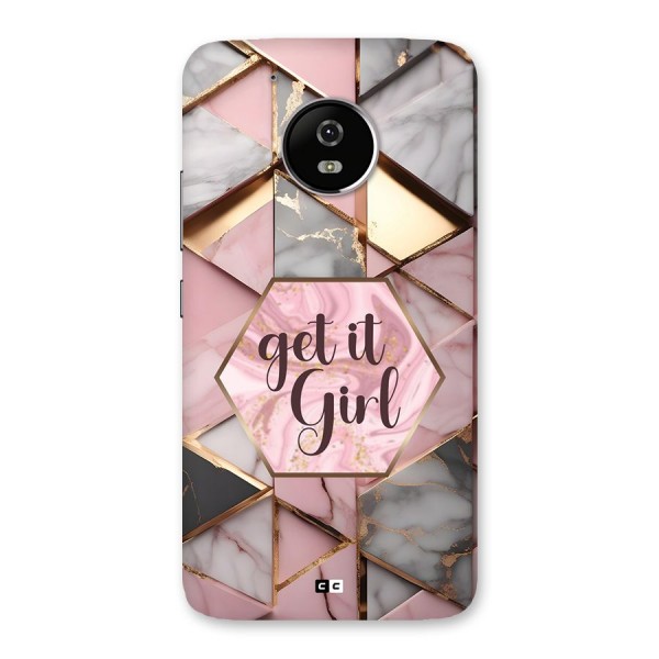 Diamond Girl Back Case for Moto G5