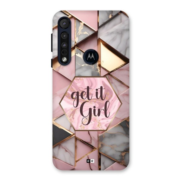 Diamond Girl Back Case for Motorola One Macro