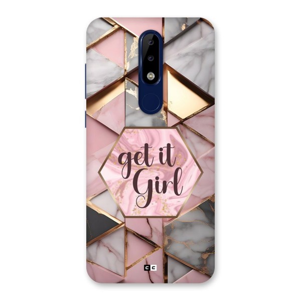 Diamond Girl Back Case for Nokia 5.1 Plus