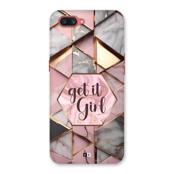 Diamond Girl Back Case for Oppo A3s