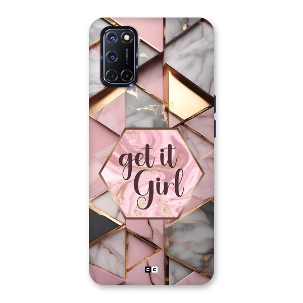 Diamond Girl Back Case for Oppo A52