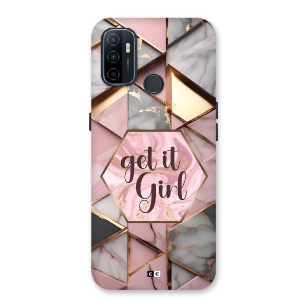 Diamond Girl Back Case for Oppo A53