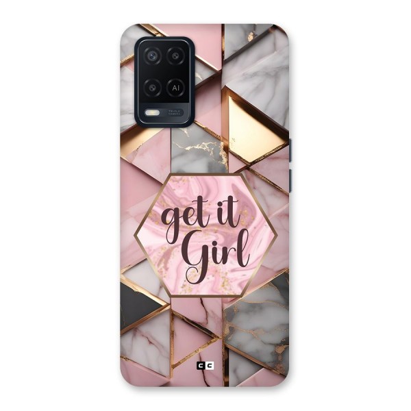 Diamond Girl Back Case for Oppo A54