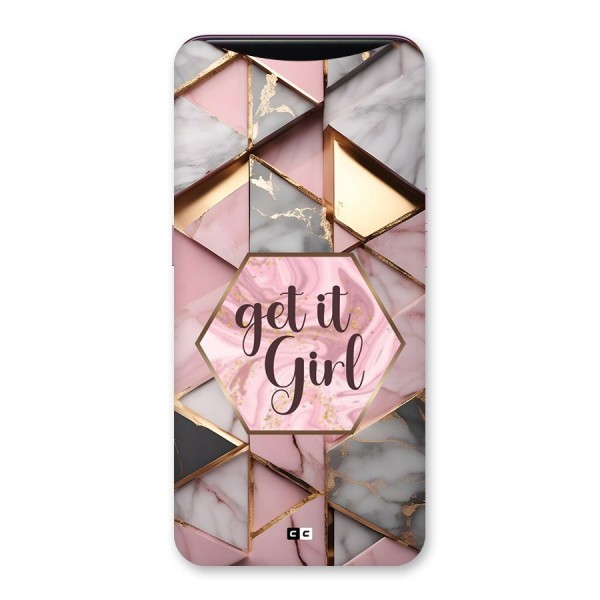 Diamond Girl Back Case for Oppo Find X