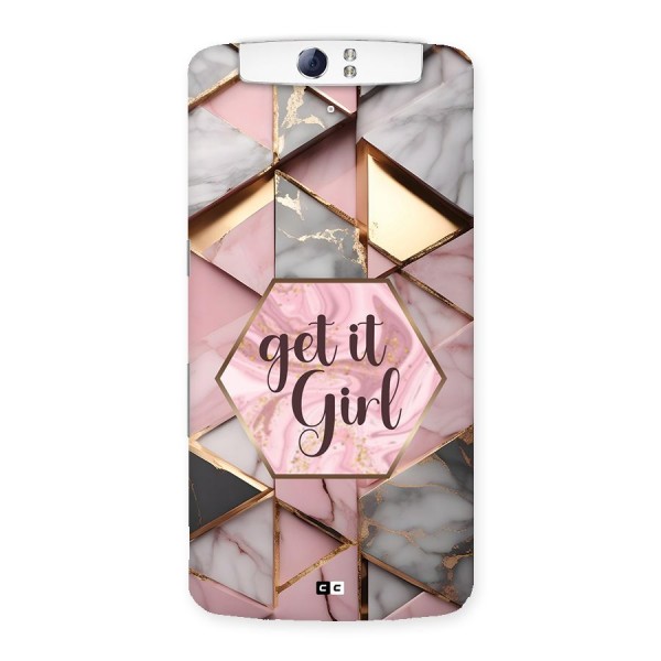 Diamond Girl Back Case for Oppo N1