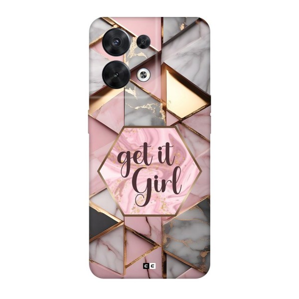 Diamond Girl Back Case for Oppo Reno8 5G