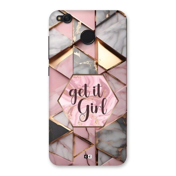 Diamond Girl Back Case for Redmi 4