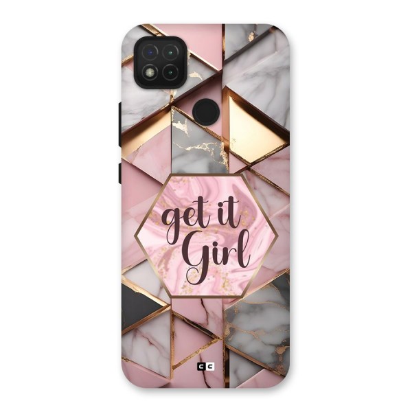 Diamond Girl Back Case for Redmi 9C