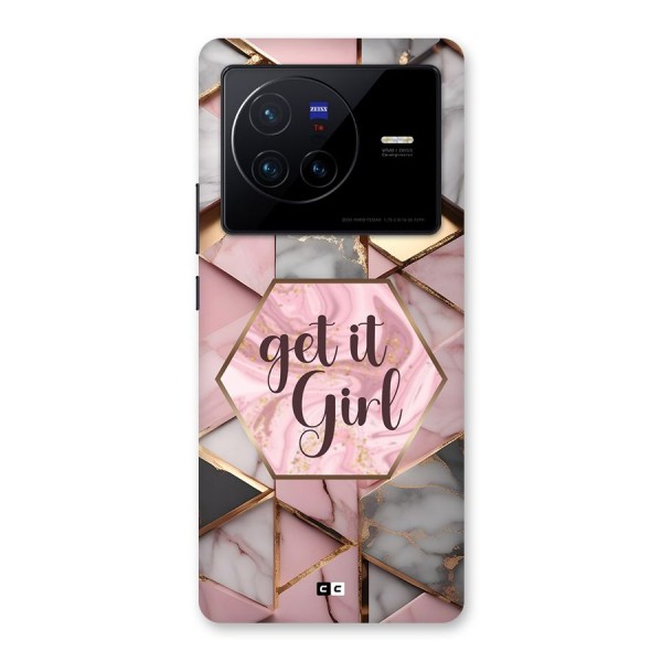 Diamond Girl Back Case for Vivo X80