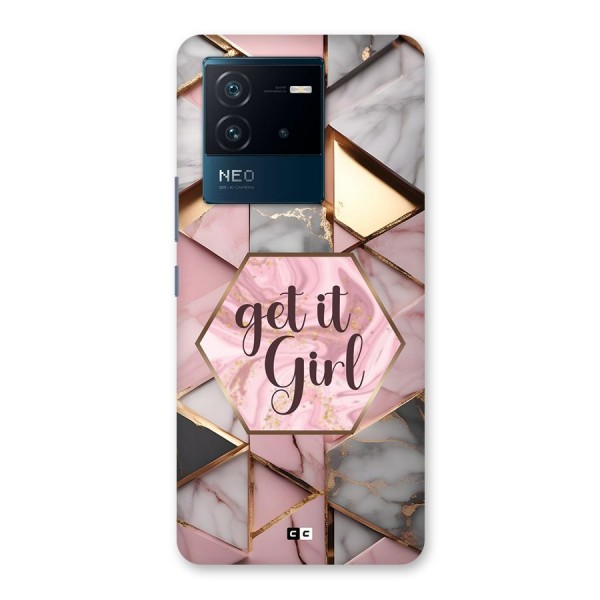 Diamond Girl Back Case for Vivo iQOO Neo 6 5G