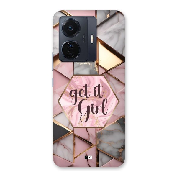 Diamond Girl Back Case for Vivo iQOO Z6 Pro