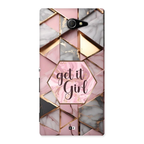 Diamond Girl Back Case for Xperia M2