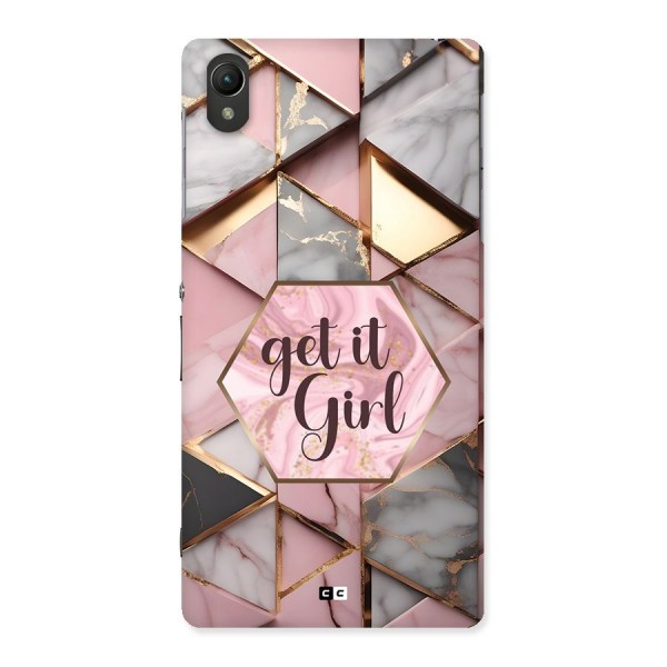 Diamond Girl Back Case for Xperia Z2