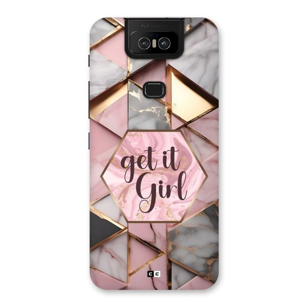 Diamond Girl Back Case for Zenfone 6z