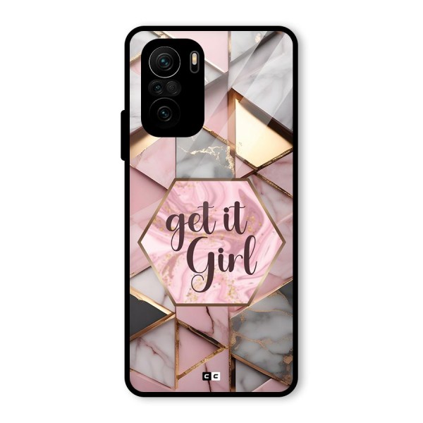 Diamond Girl Glass Back Case for Mi 11x