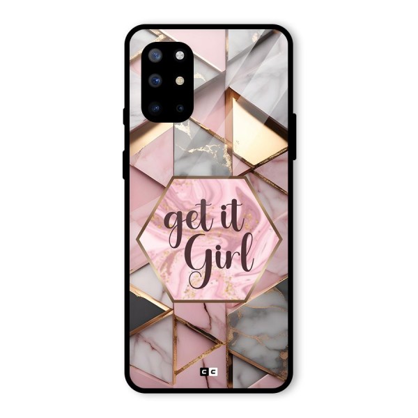 Diamond Girl Glass Back Case for OnePlus 8T