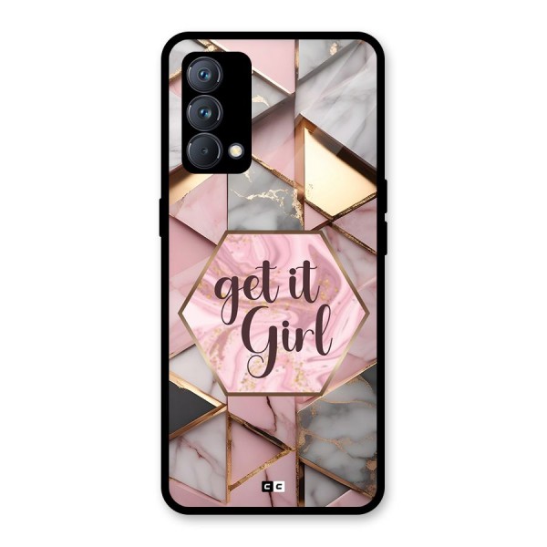 Diamond Girl Glass Back Case for Realme GT Master Edition