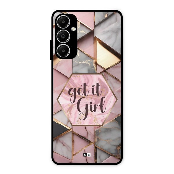 Diamond Girl Metal Back Case for Galaxy A05s