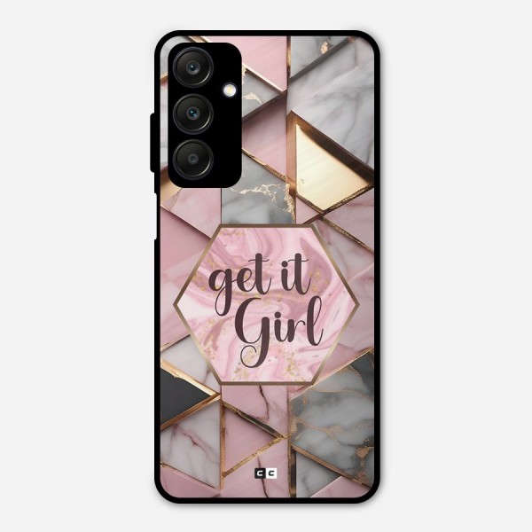 Diamond Girl Metal Back Case for Galaxy A25 5G