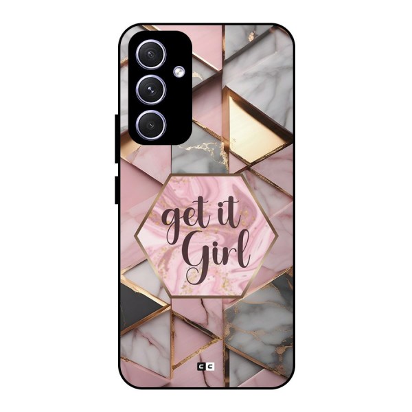 Diamond Girl Metal Back Case for Galaxy A54