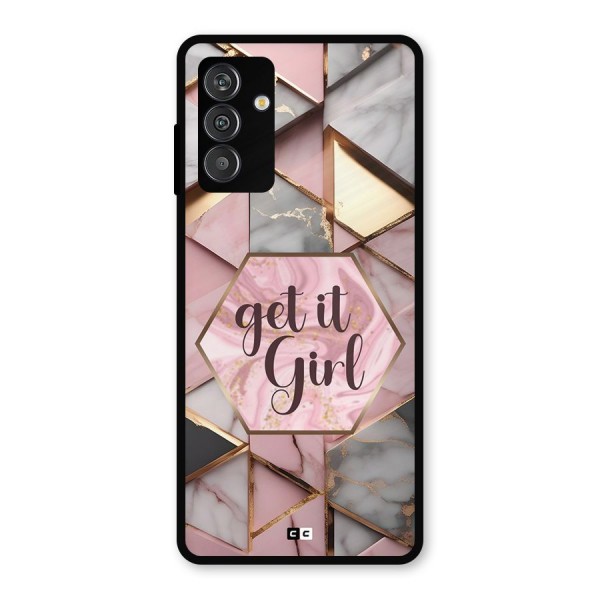 Diamond Girl Metal Back Case for Galaxy F13