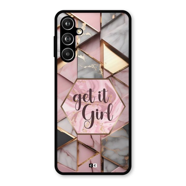 Diamond Girl Metal Back Case for Galaxy F54