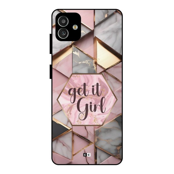 Diamond Girl Metal Back Case for Galaxy M13 5G