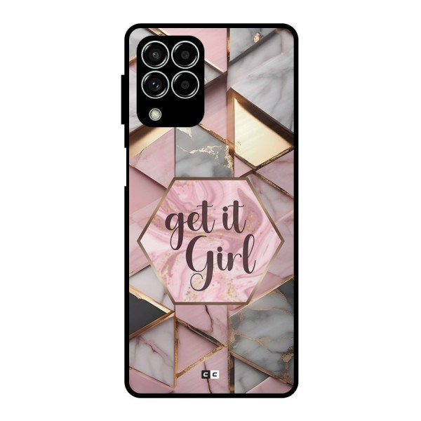 Diamond Girl Metal Back Case for Galaxy M33