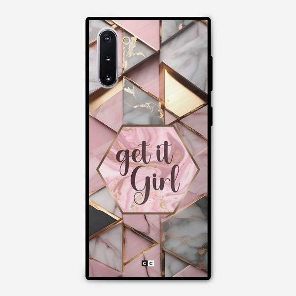 Diamond Girl Metal Back Case for Galaxy Note 10