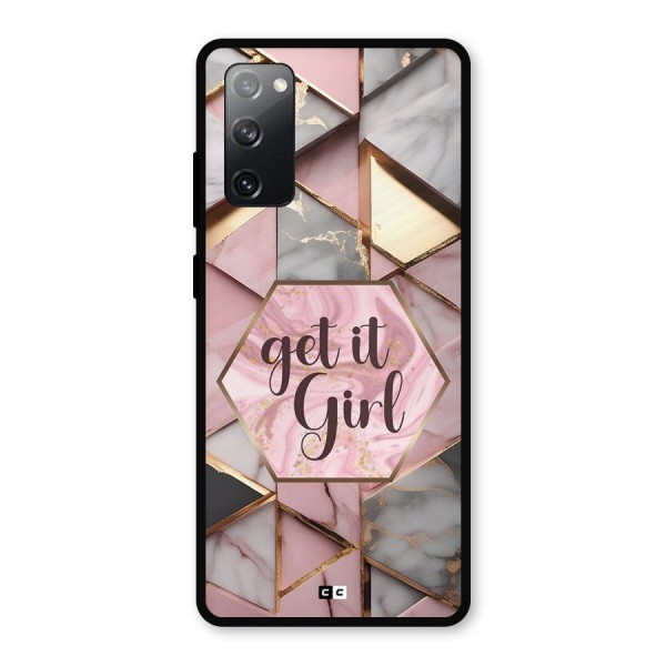 Diamond Girl Metal Back Case for Galaxy S20 FE