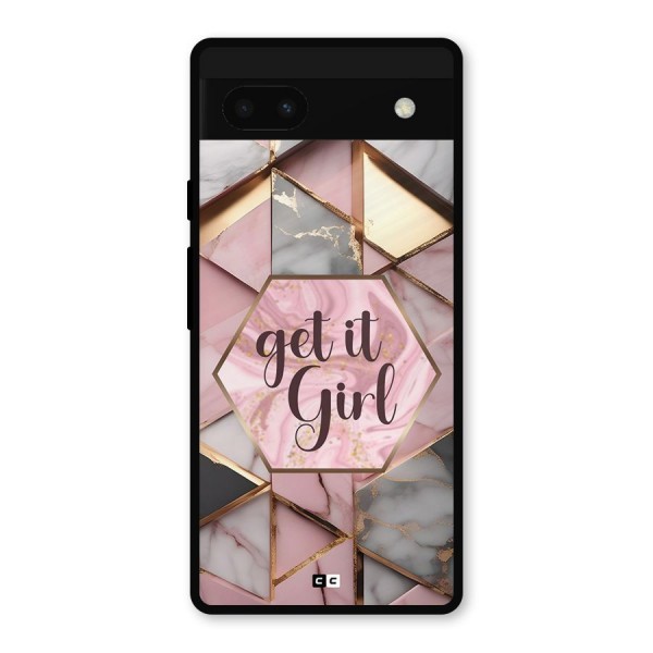 Diamond Girl Metal Back Case for Google Pixel 6a