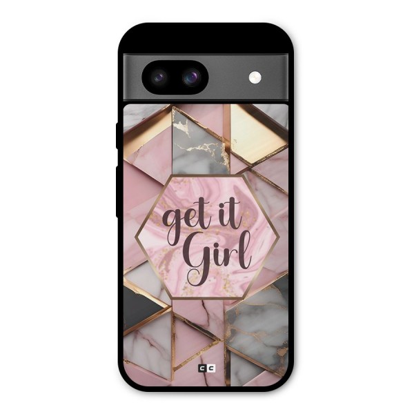 Diamond Girl Metal Back Case for Google Pixel 8a