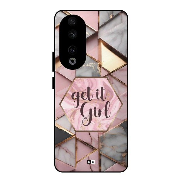 Diamond Girl Metal Back Case for Honor 90