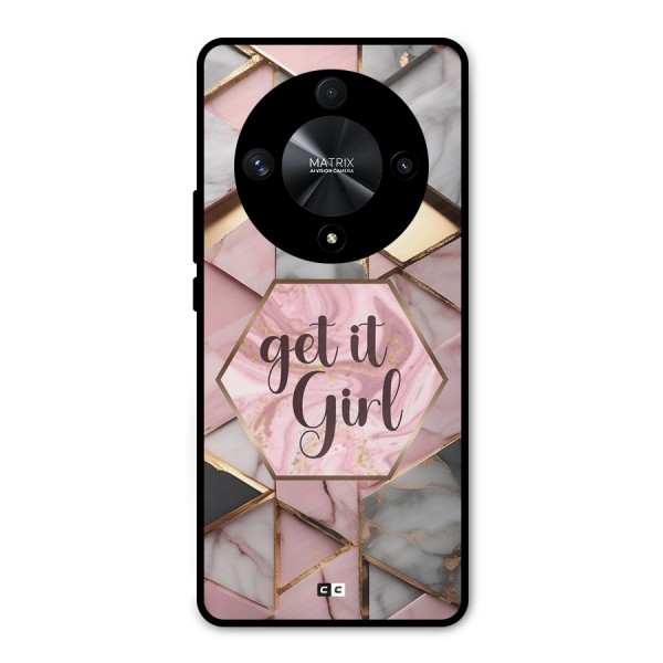 Diamond Girl Metal Back Case for Honor X9b