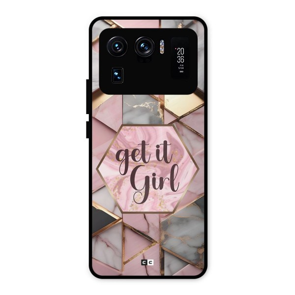 Diamond Girl Metal Back Case for Mi 11 Ultra