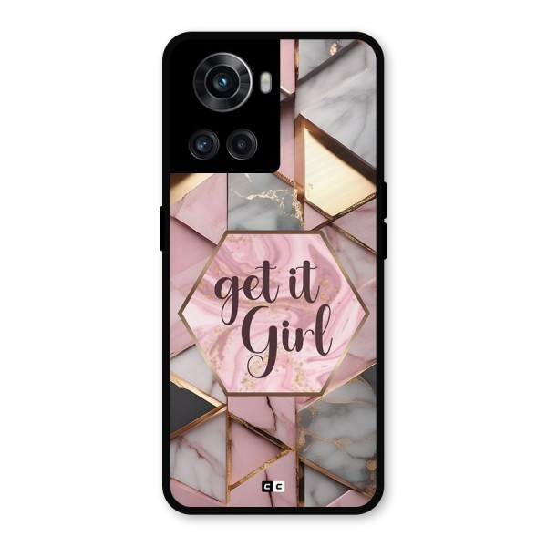 Diamond Girl Metal Back Case for OnePlus 10R