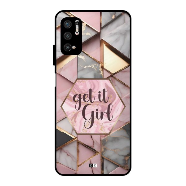 Diamond Girl Metal Back Case for Poco M3 Pro 5G