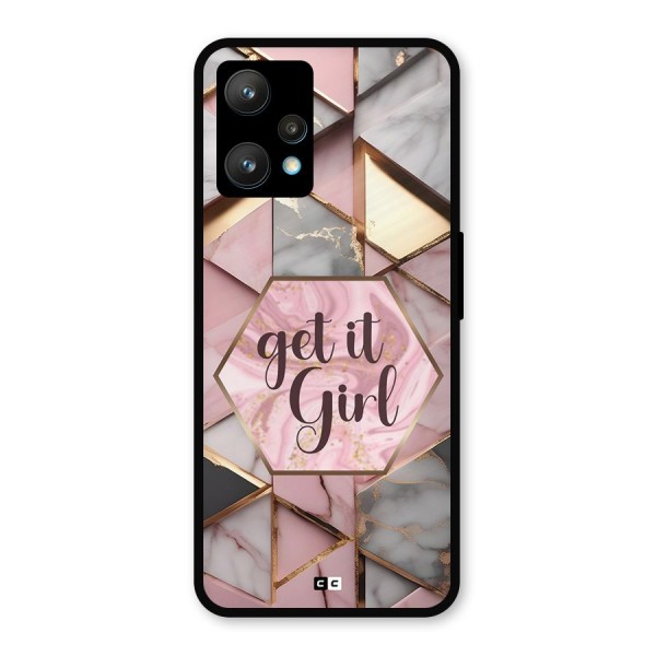 Diamond Girl Metal Back Case for Realme 9