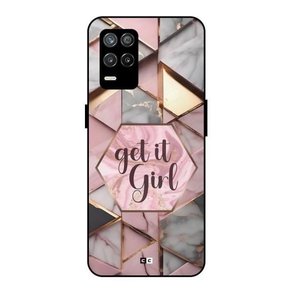 Diamond Girl Metal Back Case for Realme 9 5G