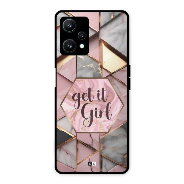 Diamond Girl Metal Back Case for Realme 9 Pro 5G