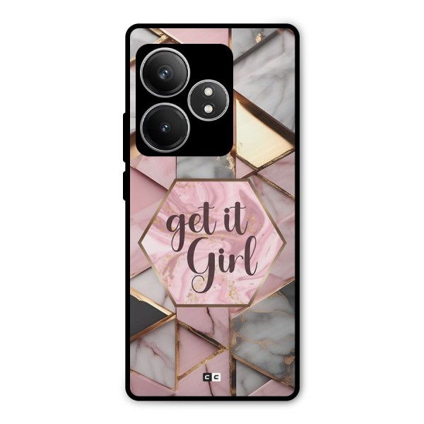 Diamond Girl Metal Back Case for Realme GT 6T