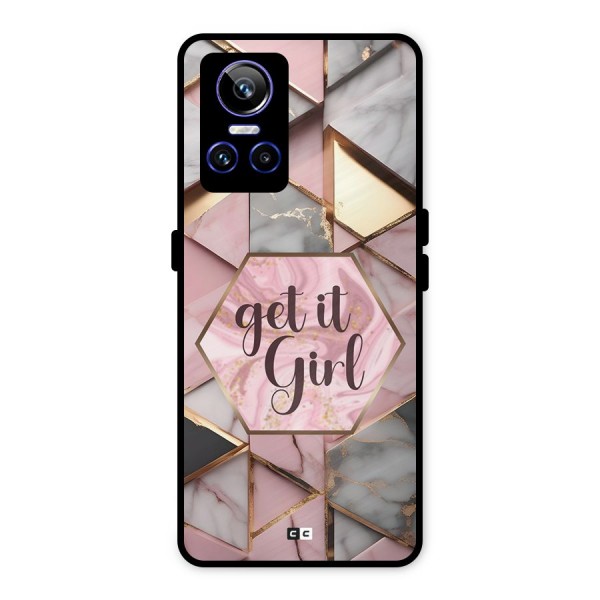 Diamond Girl Metal Back Case for Realme GT Neo 3