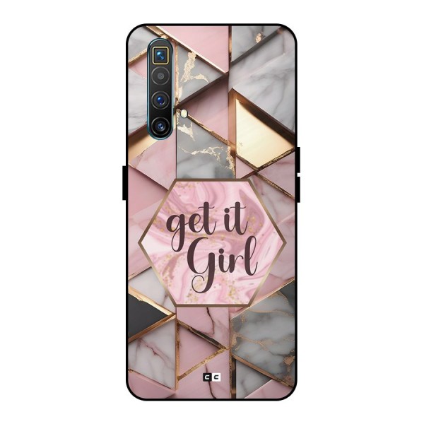 Diamond Girl Metal Back Case for Realme X3