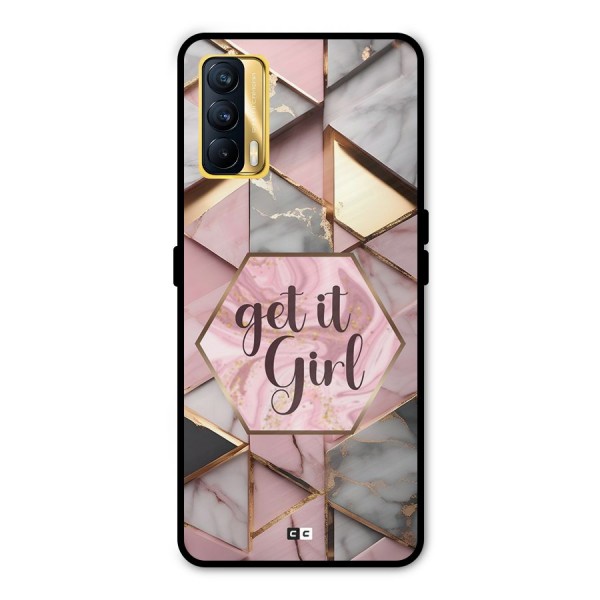 Diamond Girl Metal Back Case for Realme X7