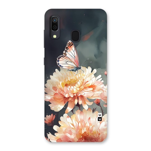 Digital Art Butterfly Flower Back Case for Galaxy A20