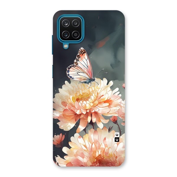 Digital Art Butterfly Flower Back Case for Galaxy F12